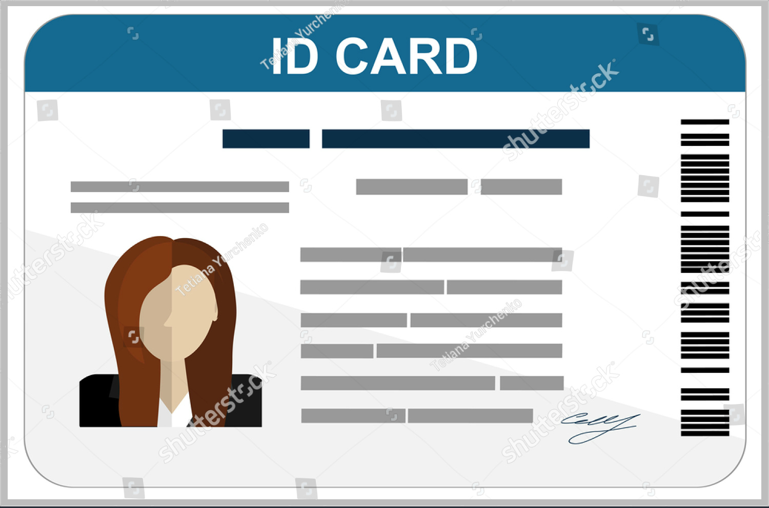 43+ Professional Id Card Designs - Psd, Eps, Ai, Word | Free Within Employee Card Template Word