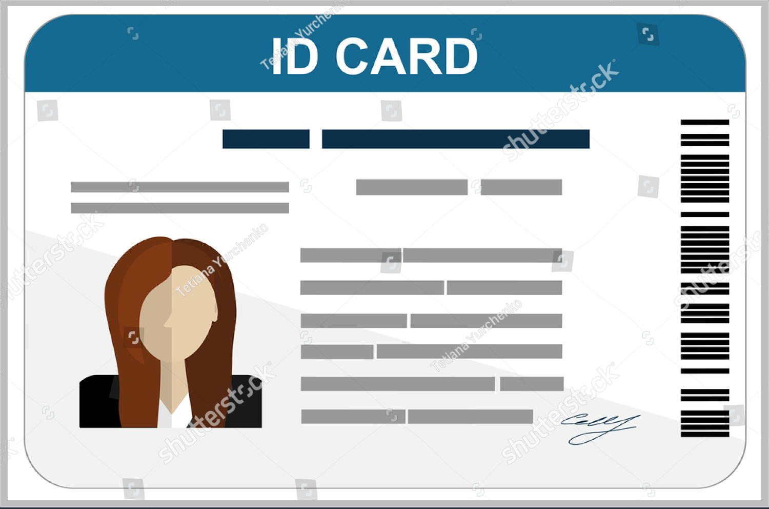 43+ Professional Id Card Designs – Psd, Eps, Ai, Word | Free Within Employee Card Template Word