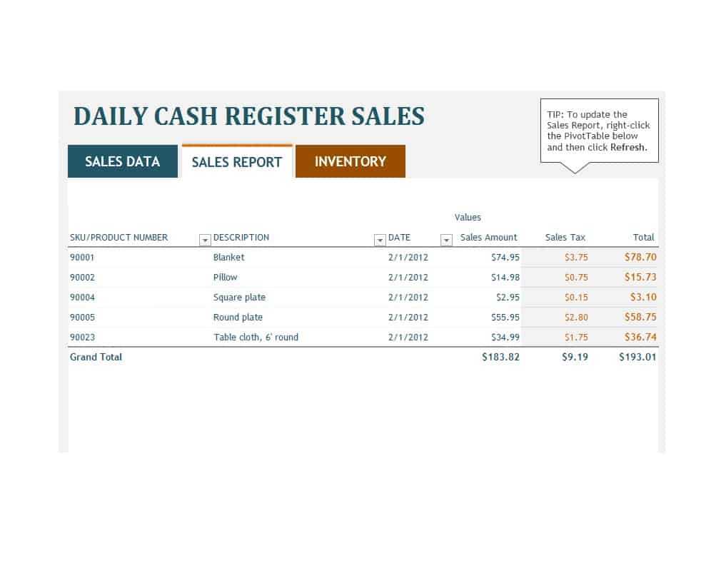 45 Sales Report Templates [Daily, Weekly, Monthly Salesman Inside Excel Sales Report Template Free Download