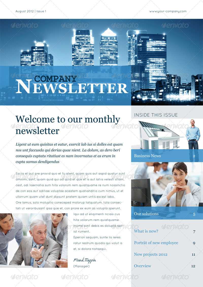 46+ Printable Newsletter Templates In Psd & Indesign Formats Throughout Free Business Newsletter Templates For Microsoft Word