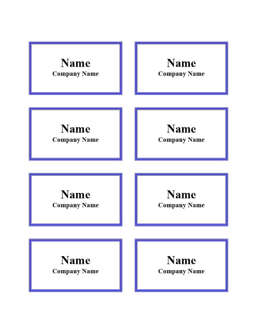 47 Free Name Tag + Badge Templates ᐅ Template Lab Within Free Name Label Templates