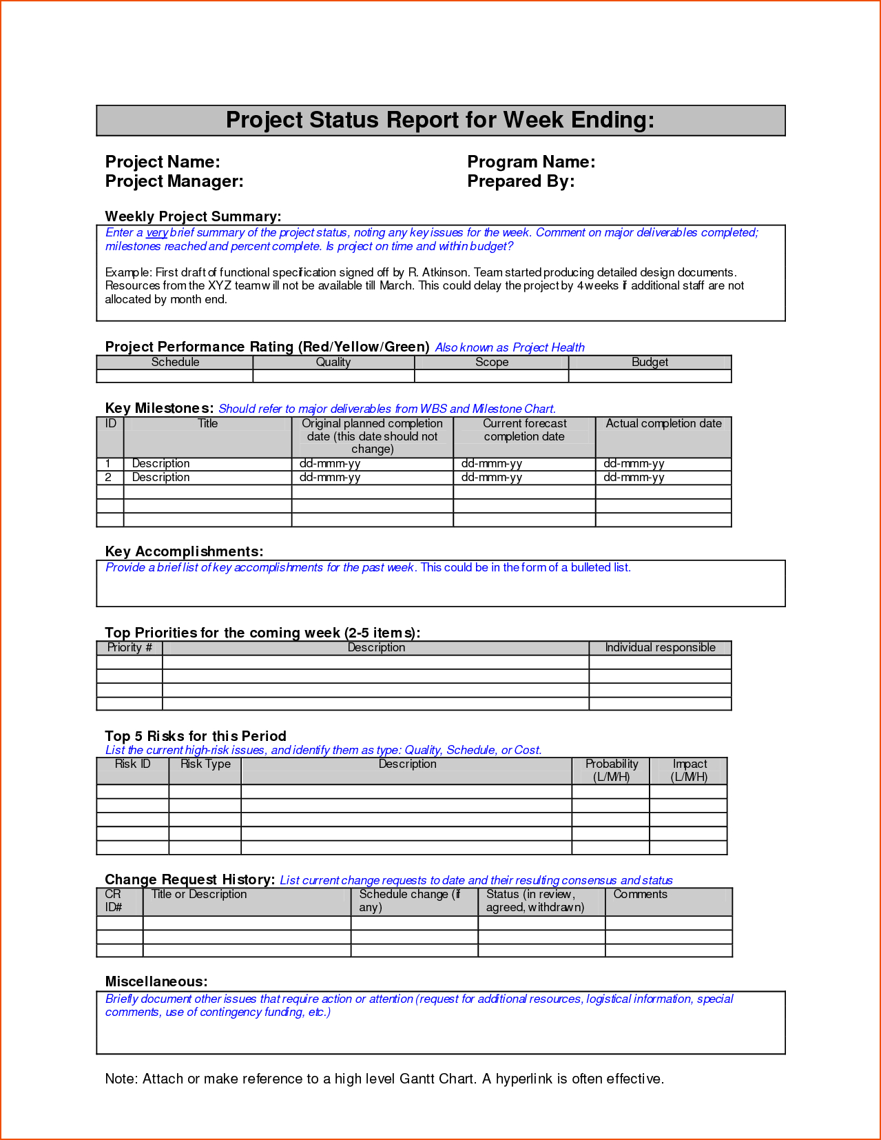 5+ Status Report Template – Bookletemplate Within Funding Report Template