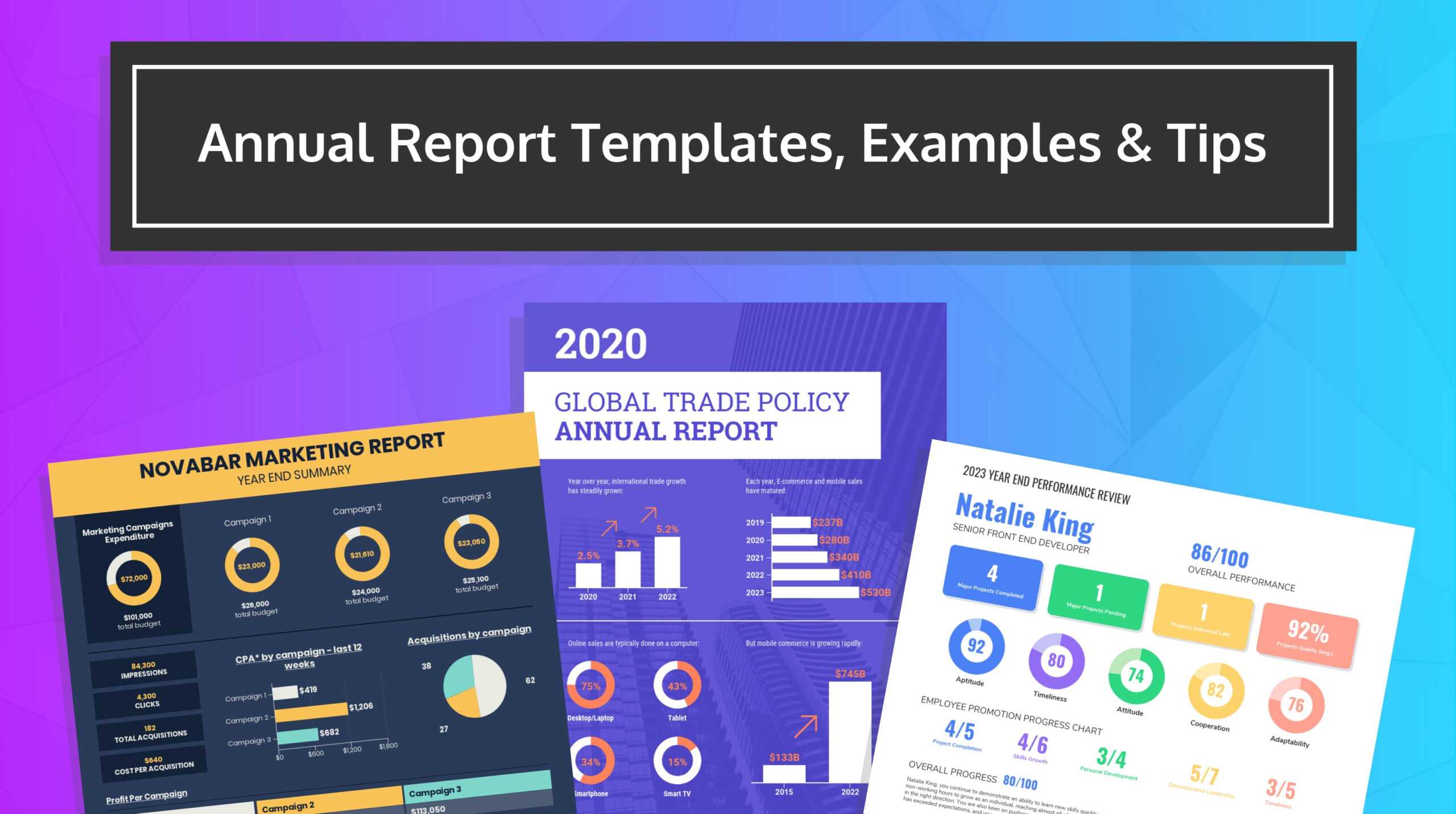 55+ Customizable Annual Report Design Templates, Examples & Tips In Creating Label Templates In Word