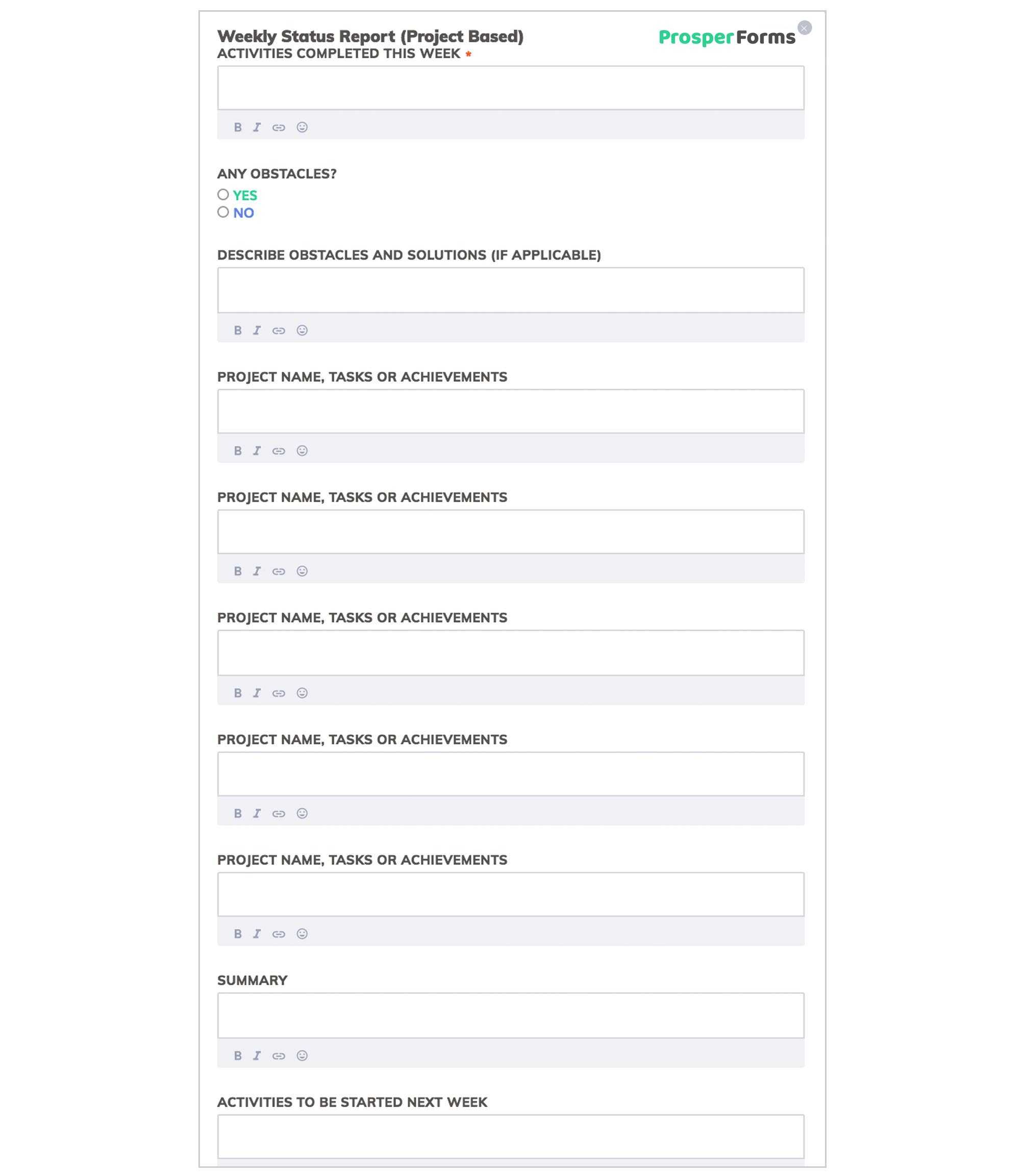 6 Awesome Weekly Status Report Templates | Free Download Throughout Executive Summary Project Status Report Template