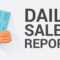 7+ Daily Sales Report Templates – Pdf, Psd, Ai | Free Inside Daily Sales Report Template Excel Free
