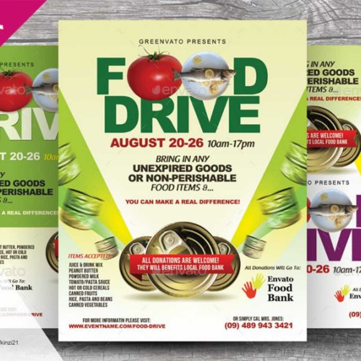7+ Food Drive Flyers Template Psd And Ai Format – Graphic Cloud Regarding Food Drive Flyer Template