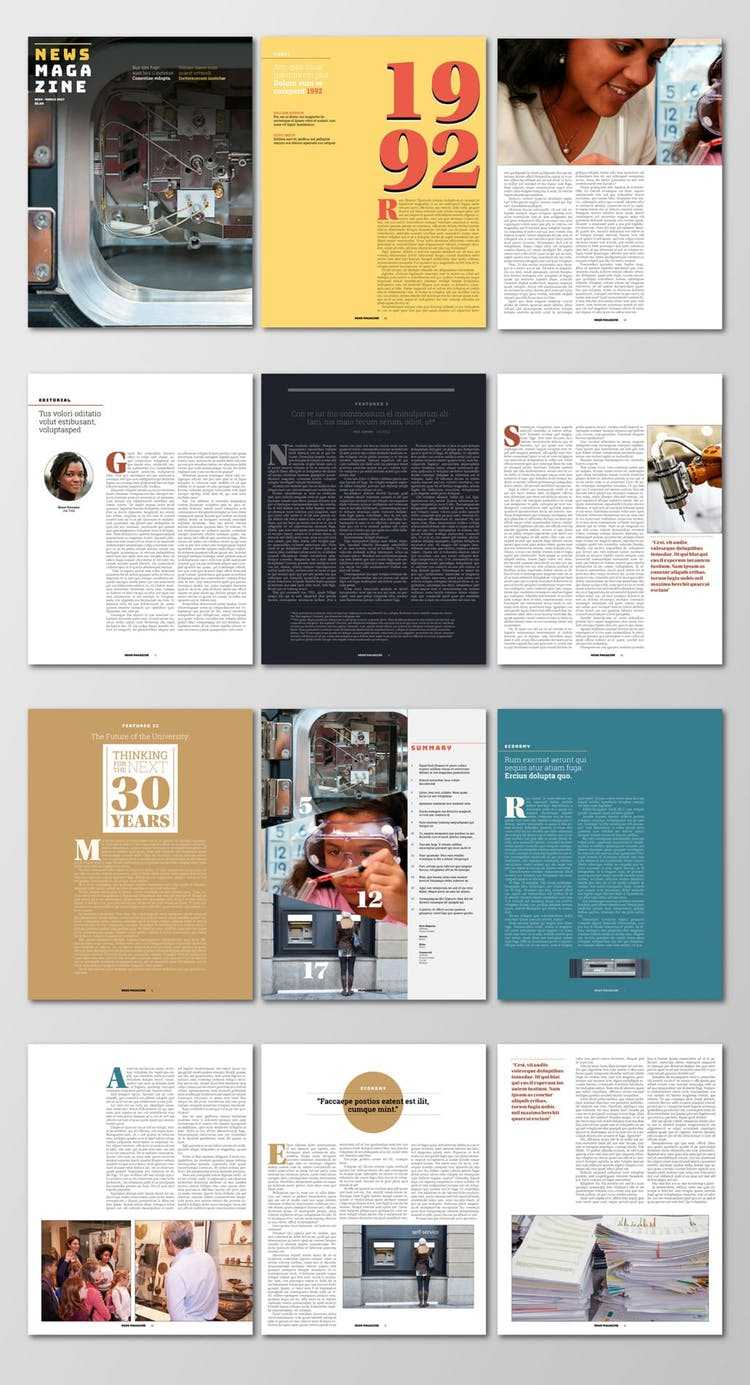 75 Fresh Indesign Templates And Where To Find More Within Free Indesign Newsletter Templates