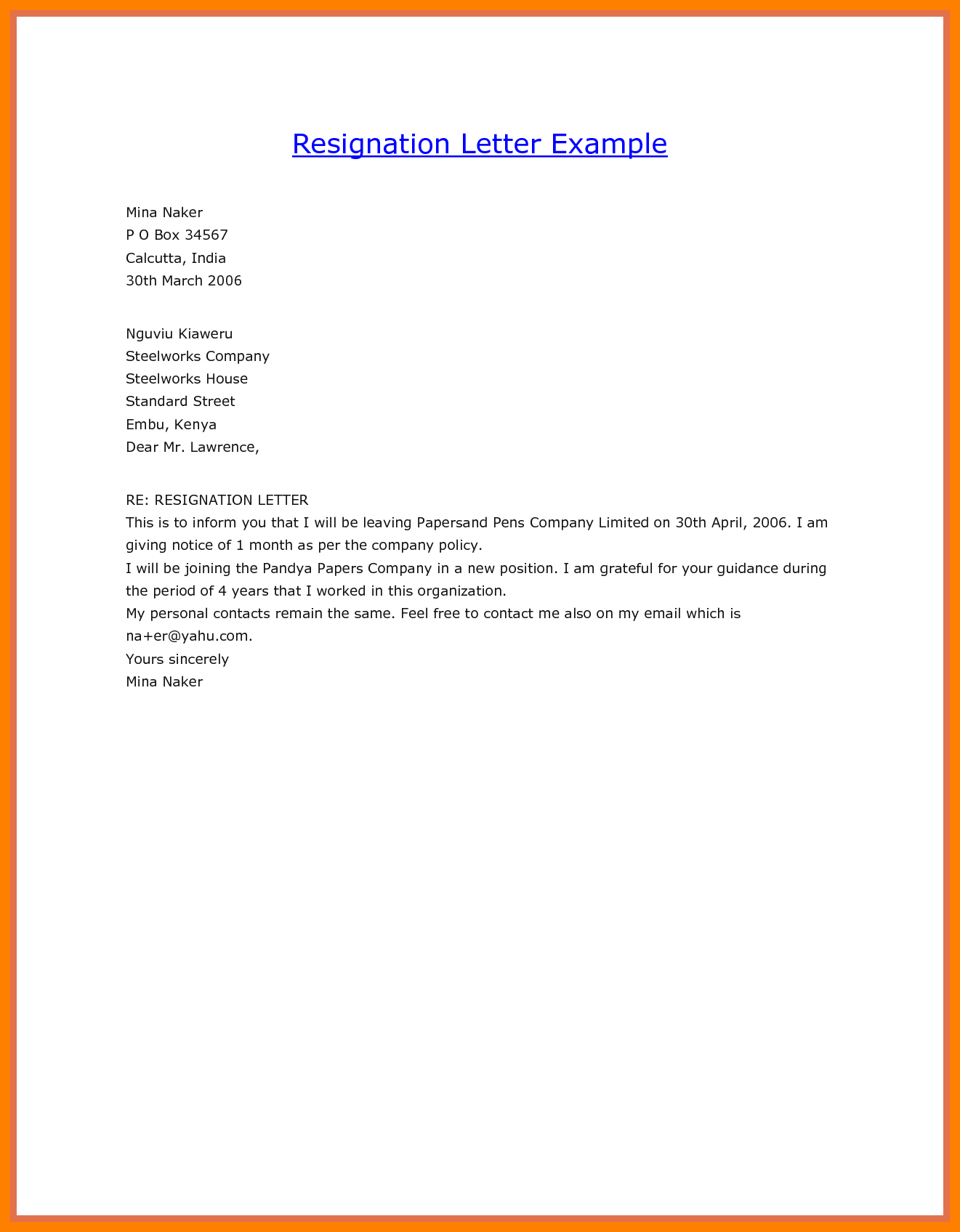 8+ Free Letter Of Resignation | Writing A Memo In Free Sample Letter Of Resignation Template