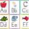8 Free Printable Educational Alphabet Flashcards For Kids Throughout Free Printable Flash Cards Template