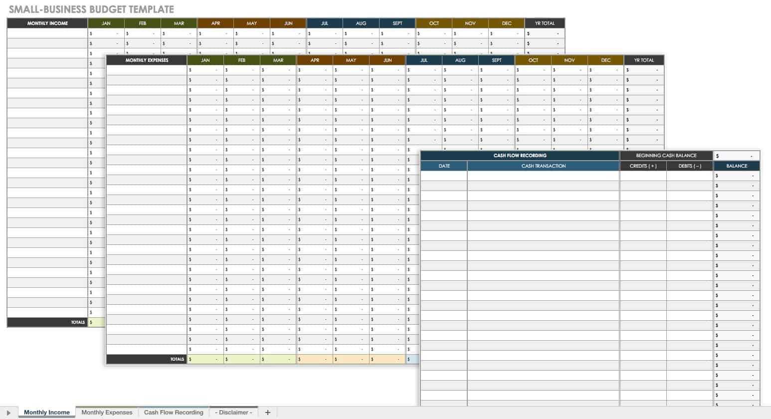 All The Best Business Budget Templates | Smartsheet With Free Small Business Budget Template Excel