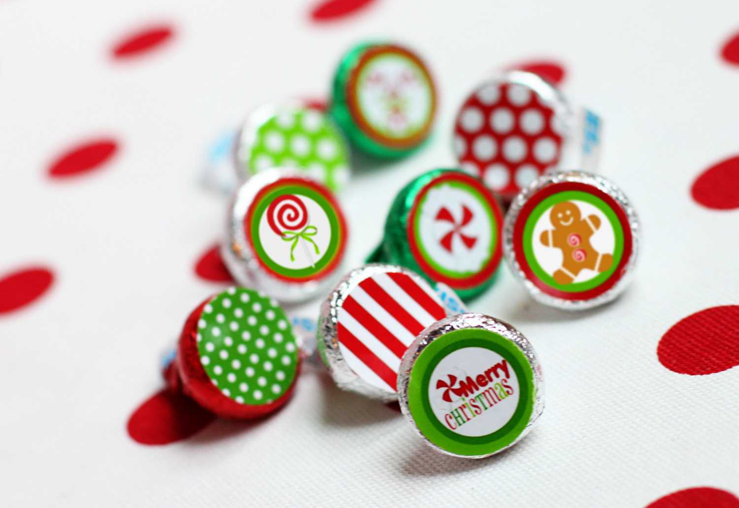 Amanda's Parties To Go: {Freebie} Christmas Hershey's Kiss Intended For Free Hershey Kisses Labels Template