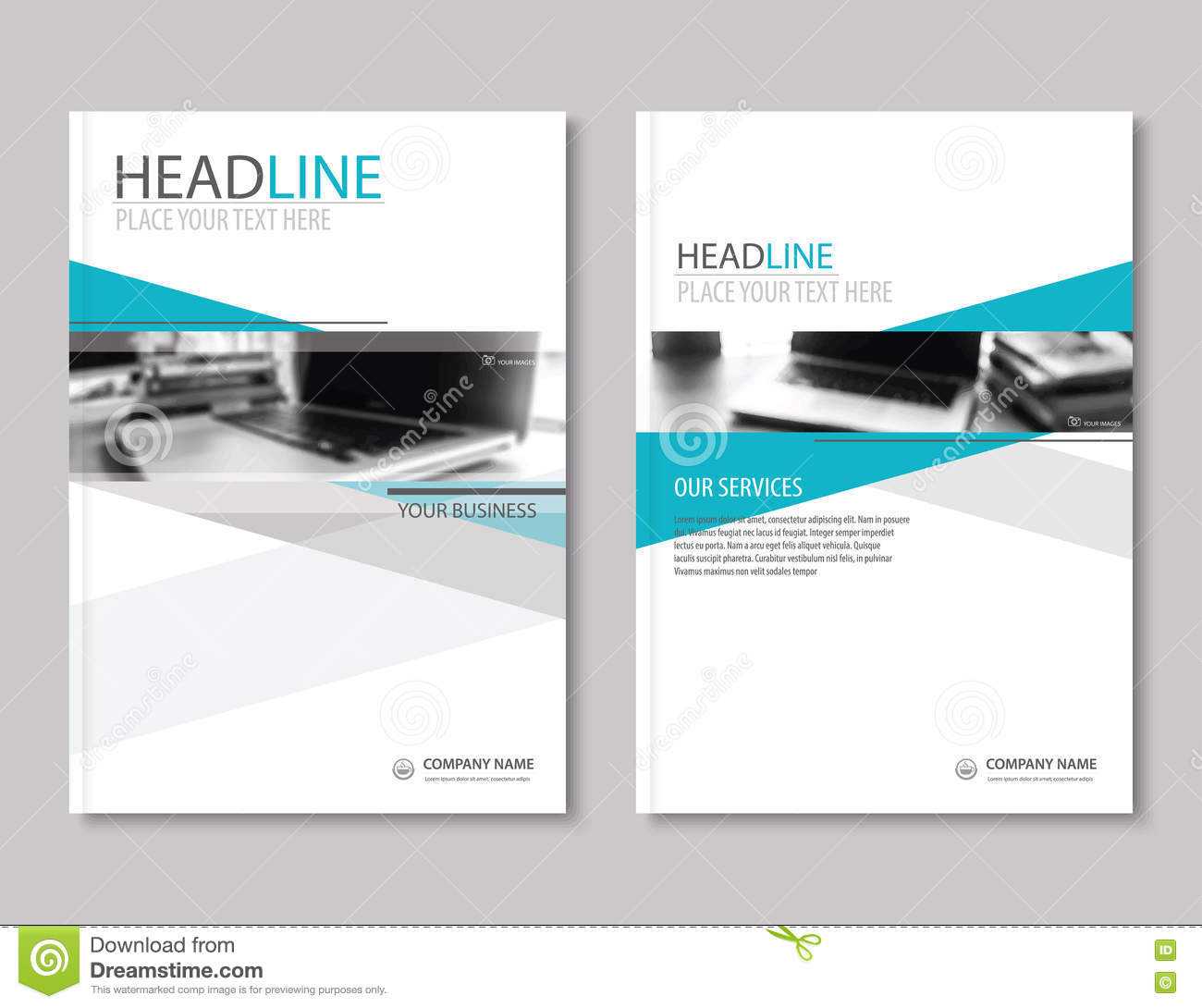 Annual Report Brochure Flyer Design Template. Company In Free Business Profile Template Download