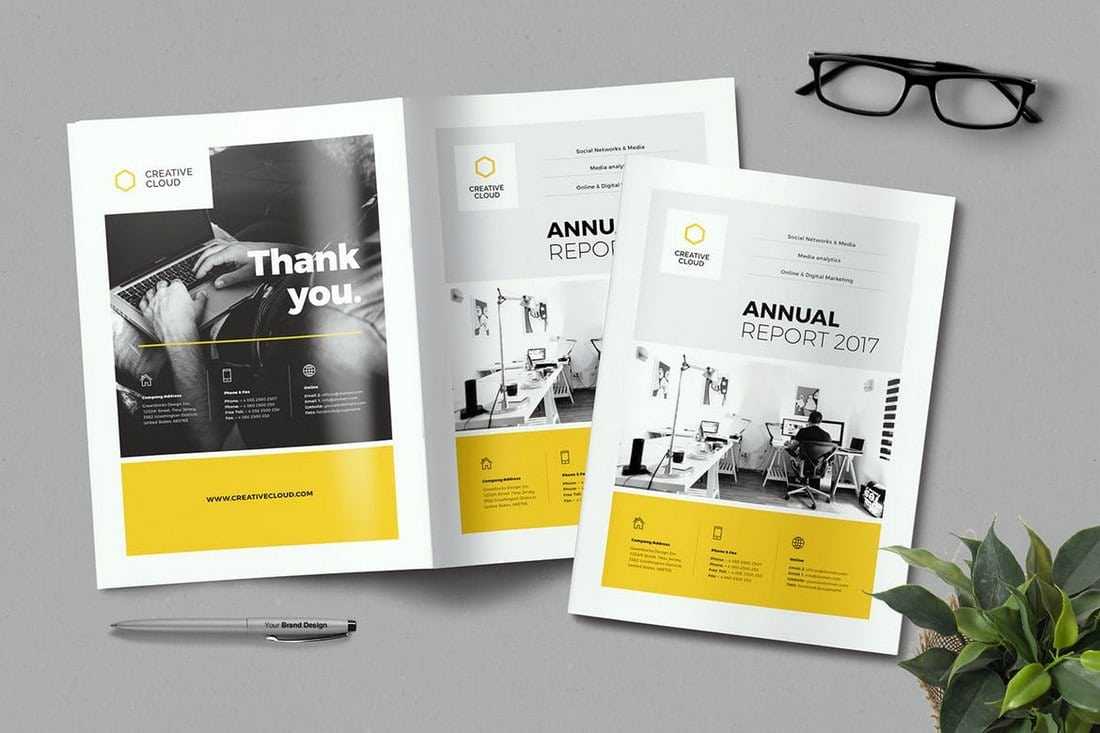 Annual Report Template Ppt Free Doc Download Nonprofit Word For Free Church Brochure Templates For Microsoft Word