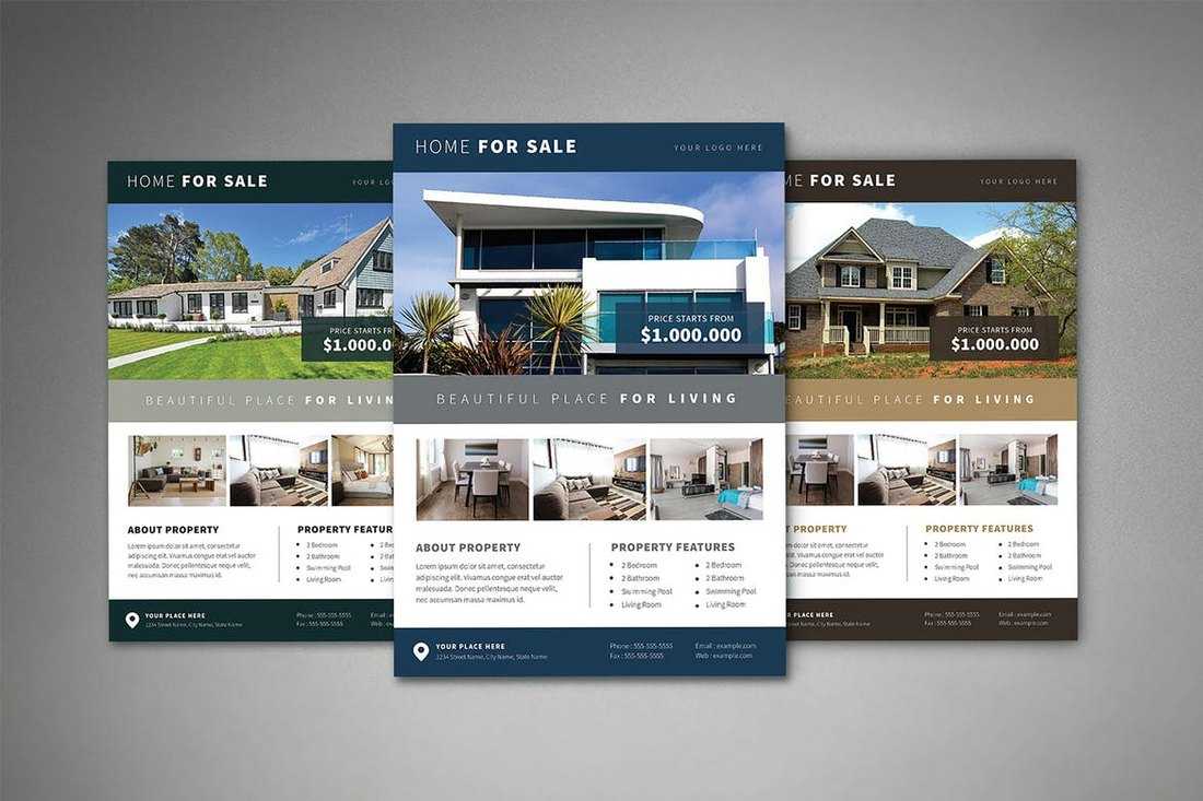 Archaicawful Free Real Estate Flyer Templates Indesign With Regard To Free Real Estate Flyer Templates Download