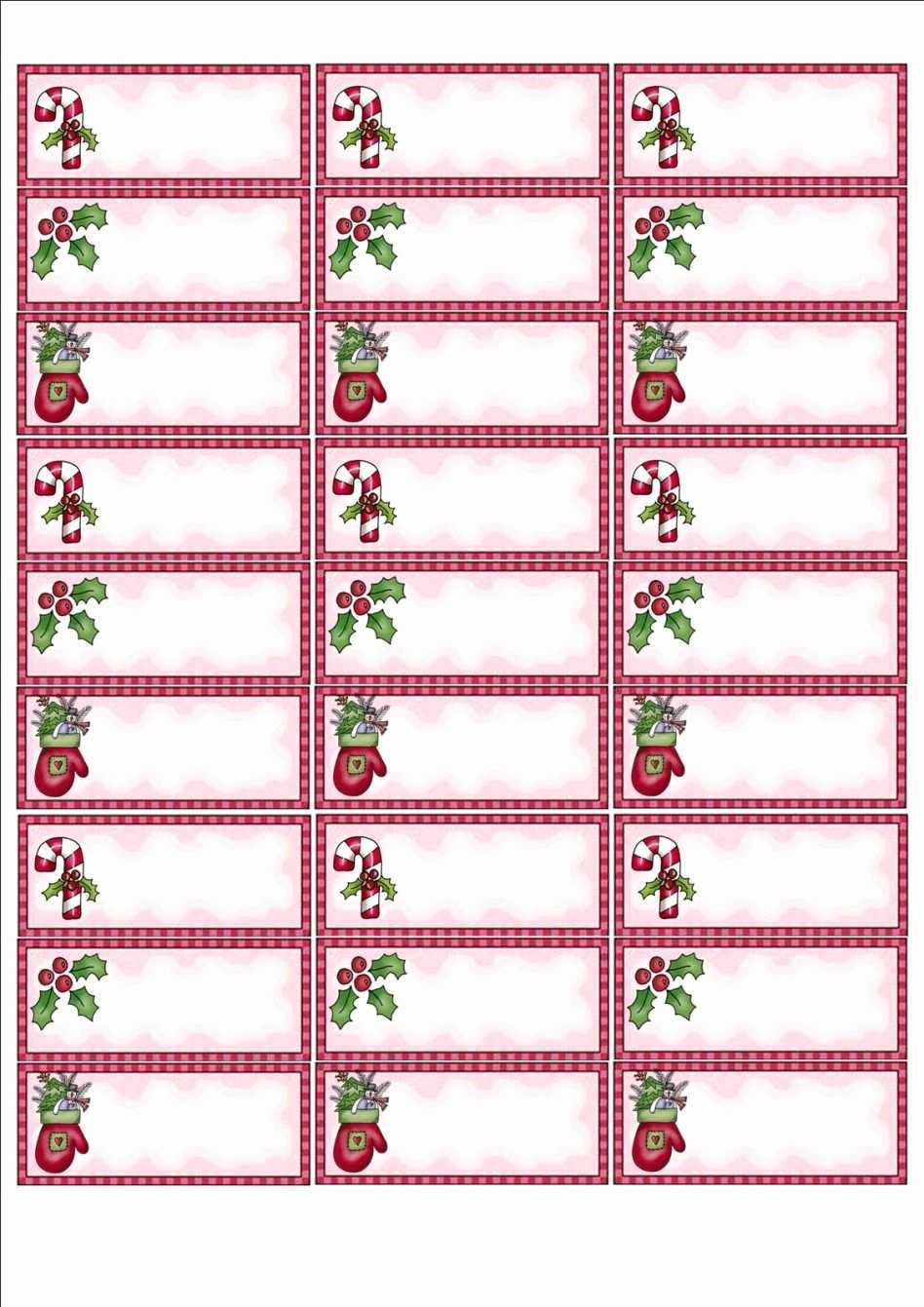 B5724D8 Christmas Labels Free Templates | Wiring Resources Inside Christmas Address Labels Template