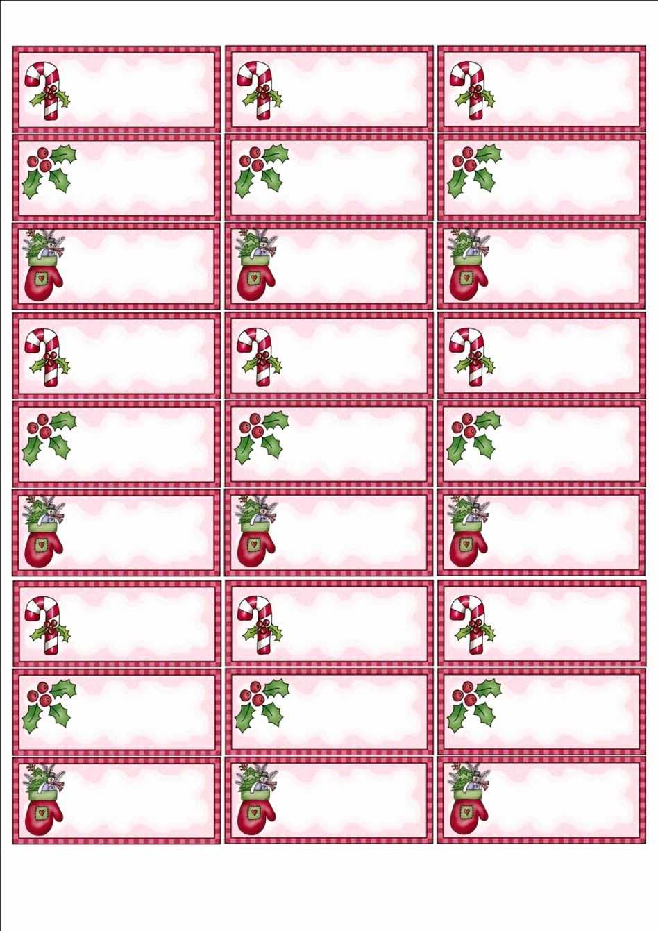 B5724D8 Christmas Labels Free Templates | Wiring Resources Intended For Christmas Return Address Labels Template