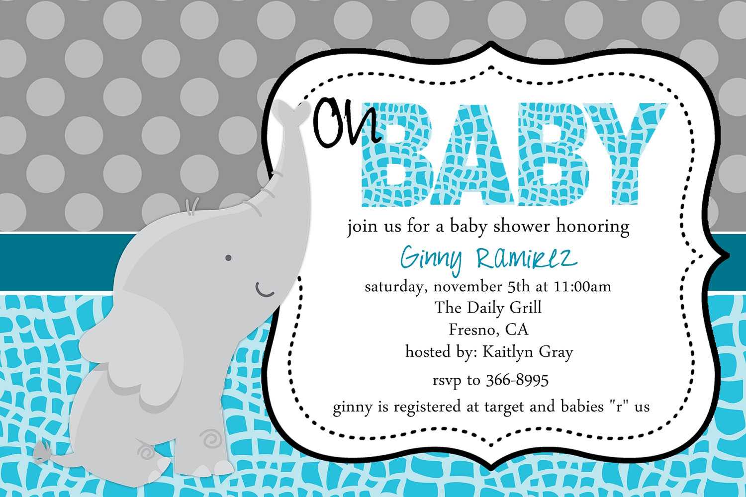 Baby Shower Invitation Templates For Word Intended For Free Baby Shower Invitation Templates Microsoft Word