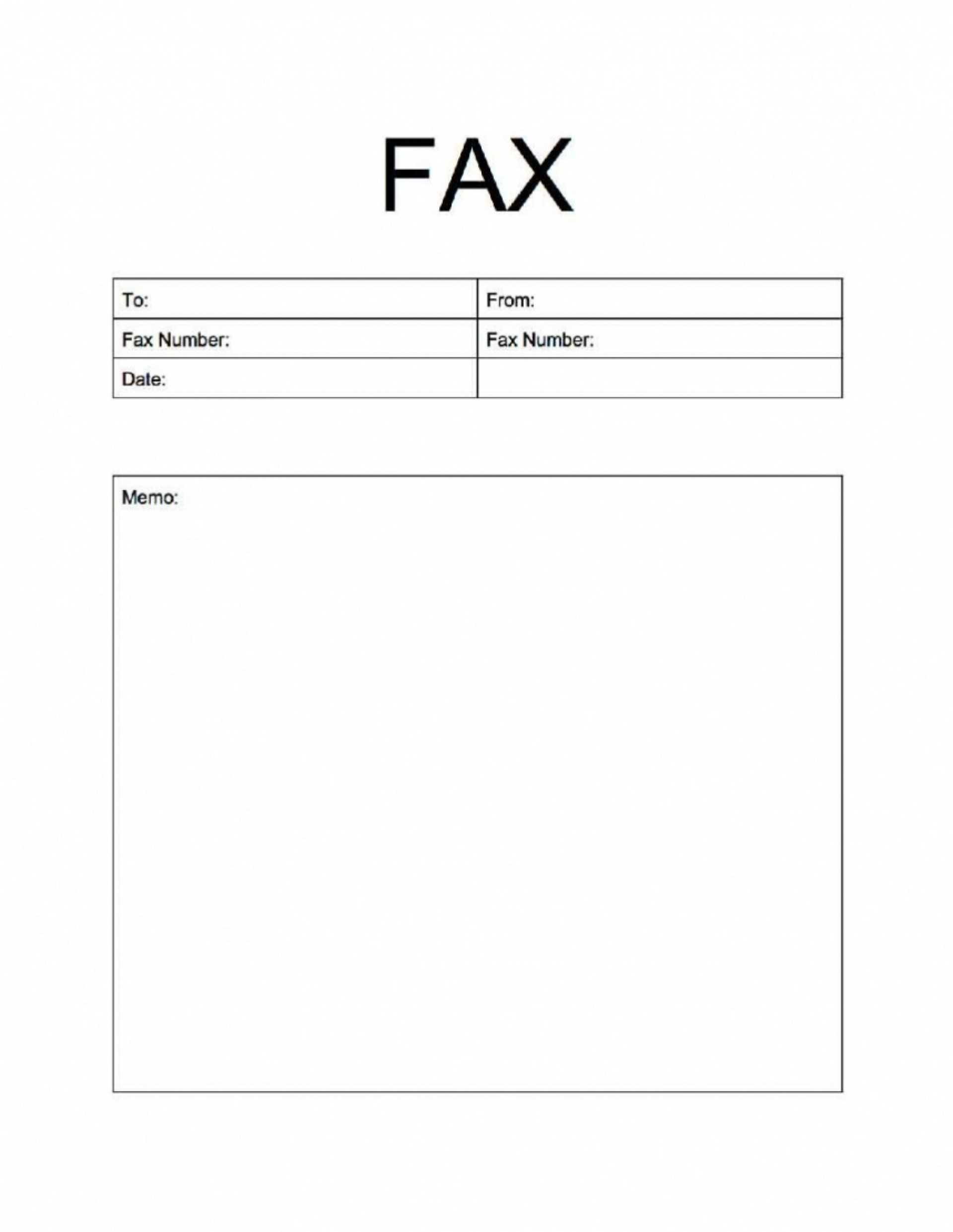 Basic Fax Cover Sheet Template Word 2016 Pdf Free Pertaining To Fax Cover Sheet Template Word 2010