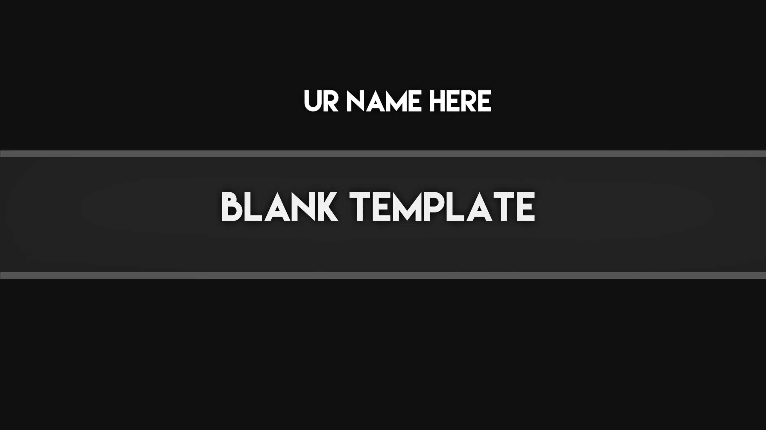 Blank Banner Template (4K) In Free Blank Banner Templates