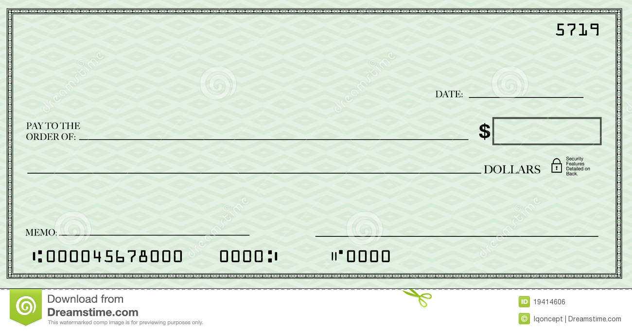 Blank Check Clipart Intended For Fun Blank Cheque Template