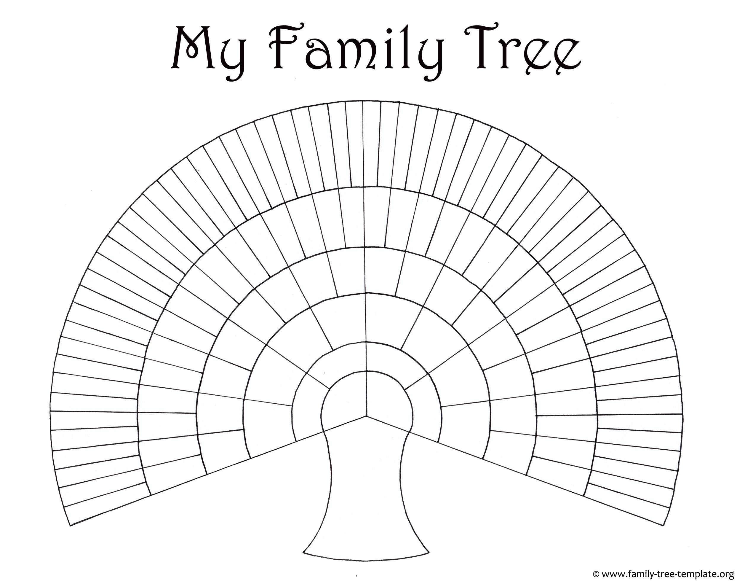 Blank Family Trees Templates And Free Genealogy Graphics With Fill In The Blank Family Tree Template