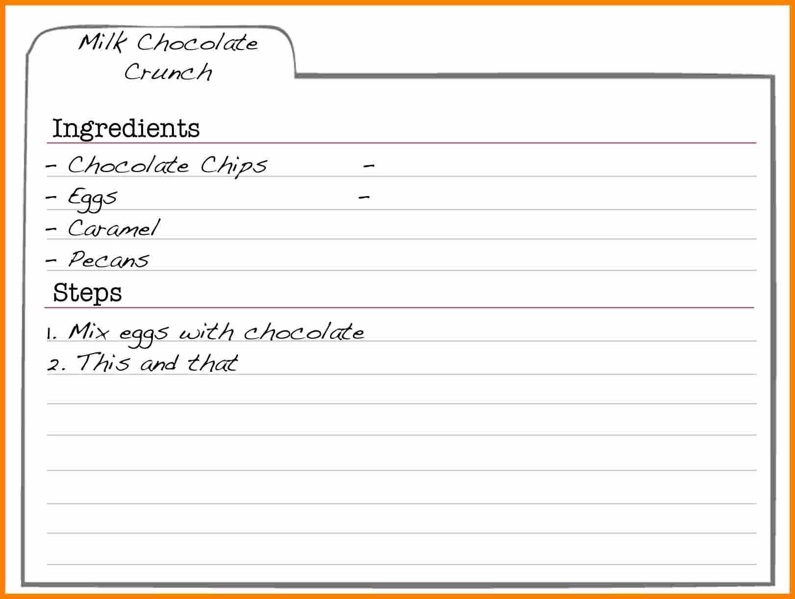 Blank Recipe Template For Word - Horizonconsulting.co With Regard To Full Page Recipe Template For Word