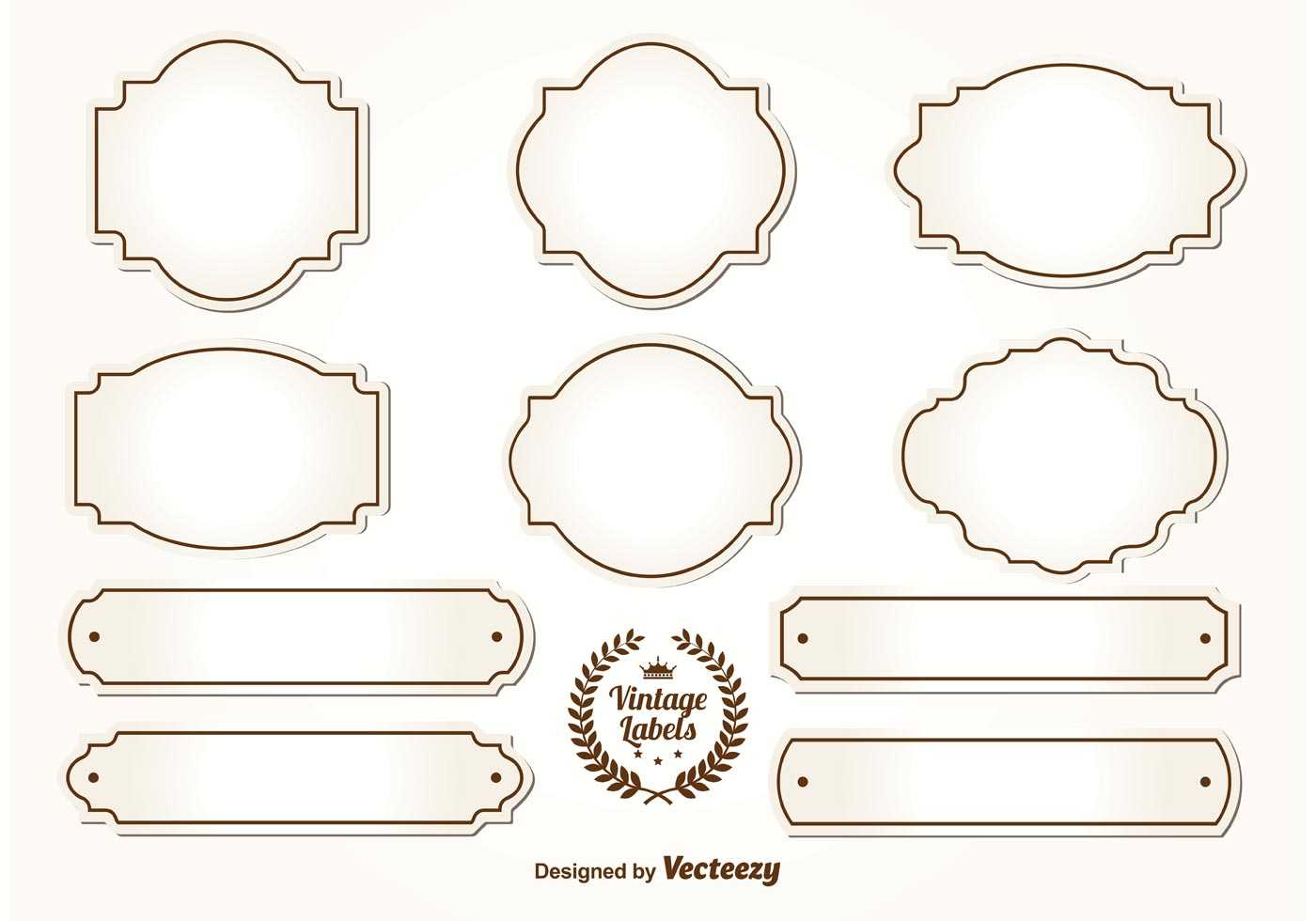 Blank Vintage Labels – Download Free Vectors, Clipart With Regard To Decorative Label Templates Free