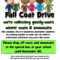 Blanket Drive Clipart Regarding Clothing Drive Flyer Template