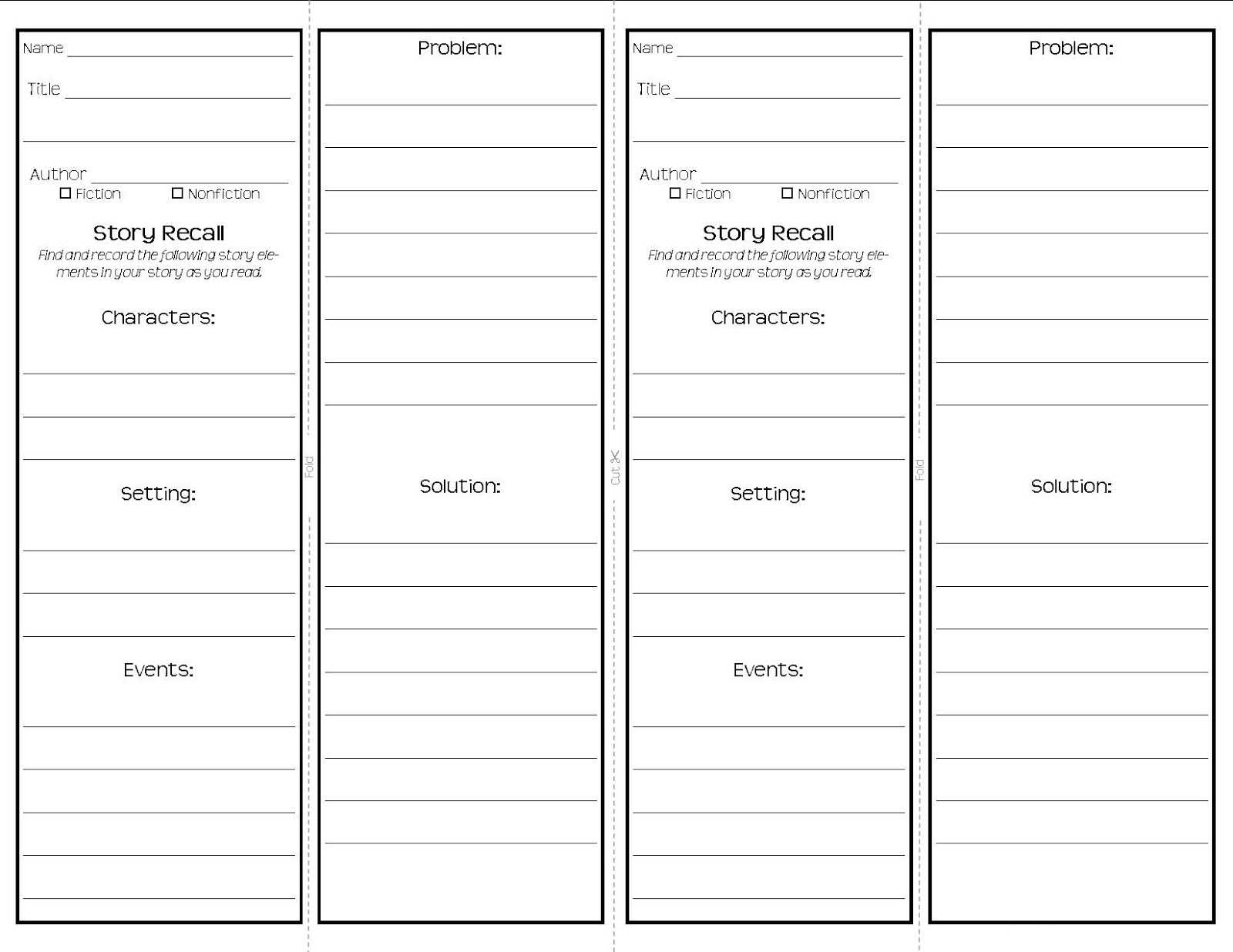Bookmark Template To Print | Activity Shelter Regarding Free Blank Bookmark Templates To Print