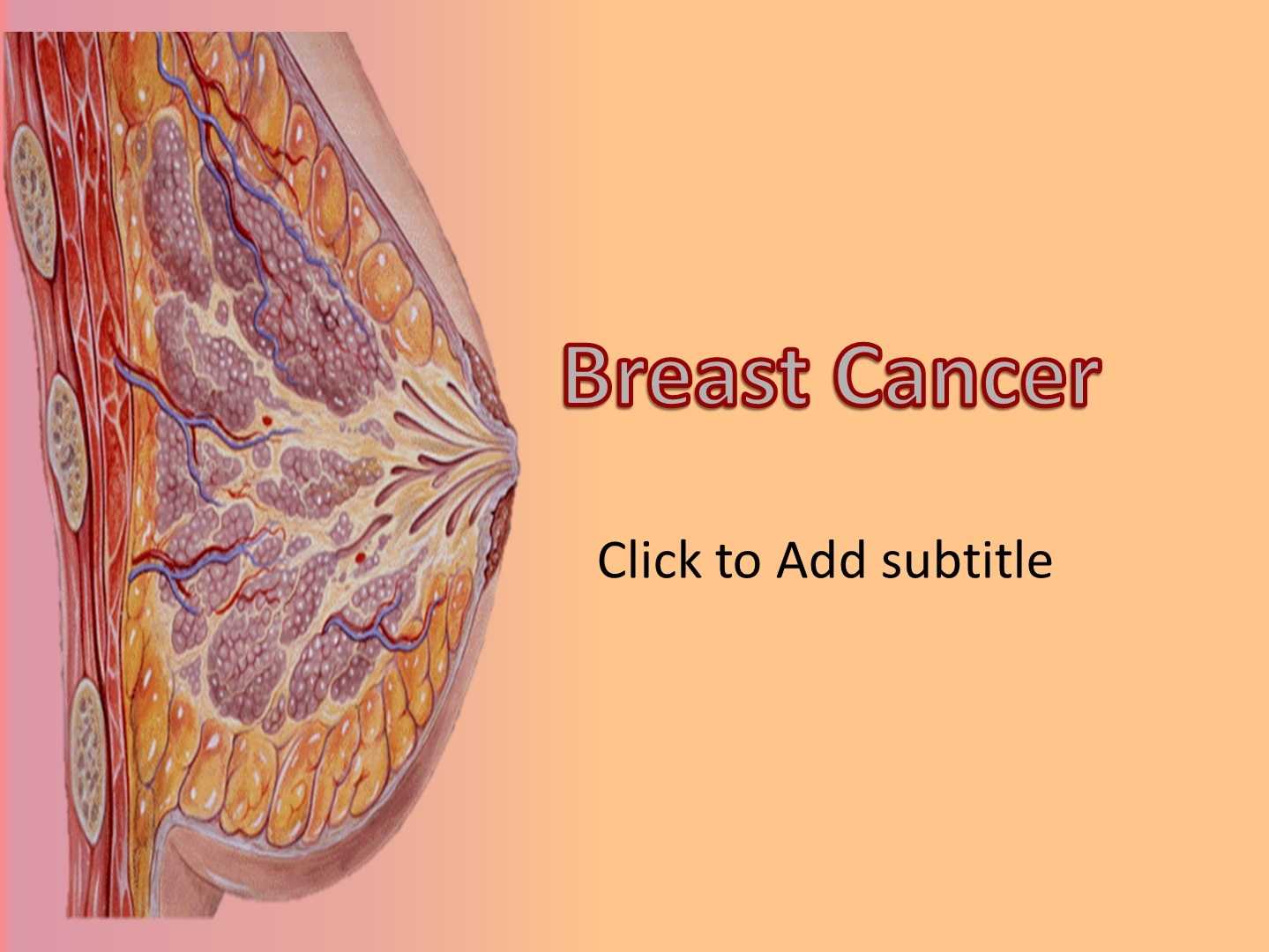 Breast Cancer – Animated Powerpoint Template ~ Free Medical Intended For Free Breast Cancer Powerpoint Templates