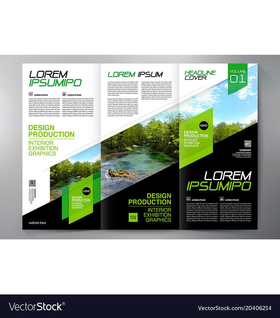 Brochure 3 Fold Flyer Design A4 Template For E Brochure Design Templates