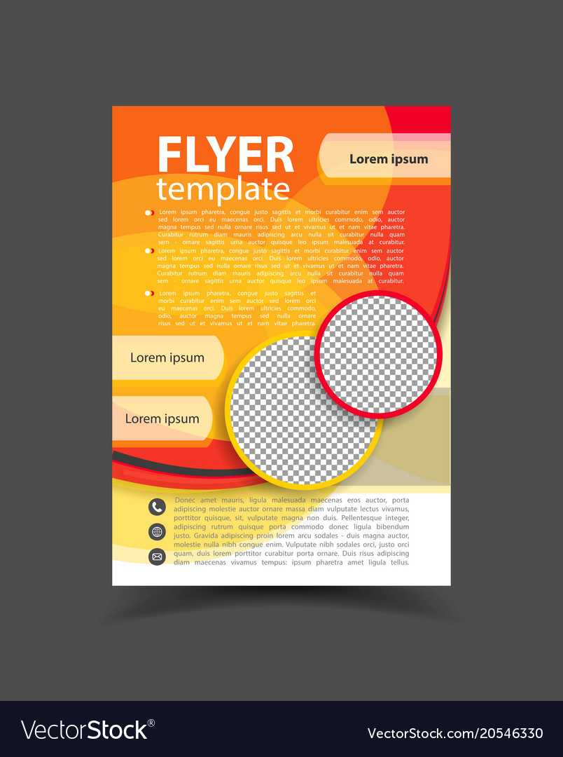 Brochure Design Flyer Template Editable A4 For Designs For Flyers Template