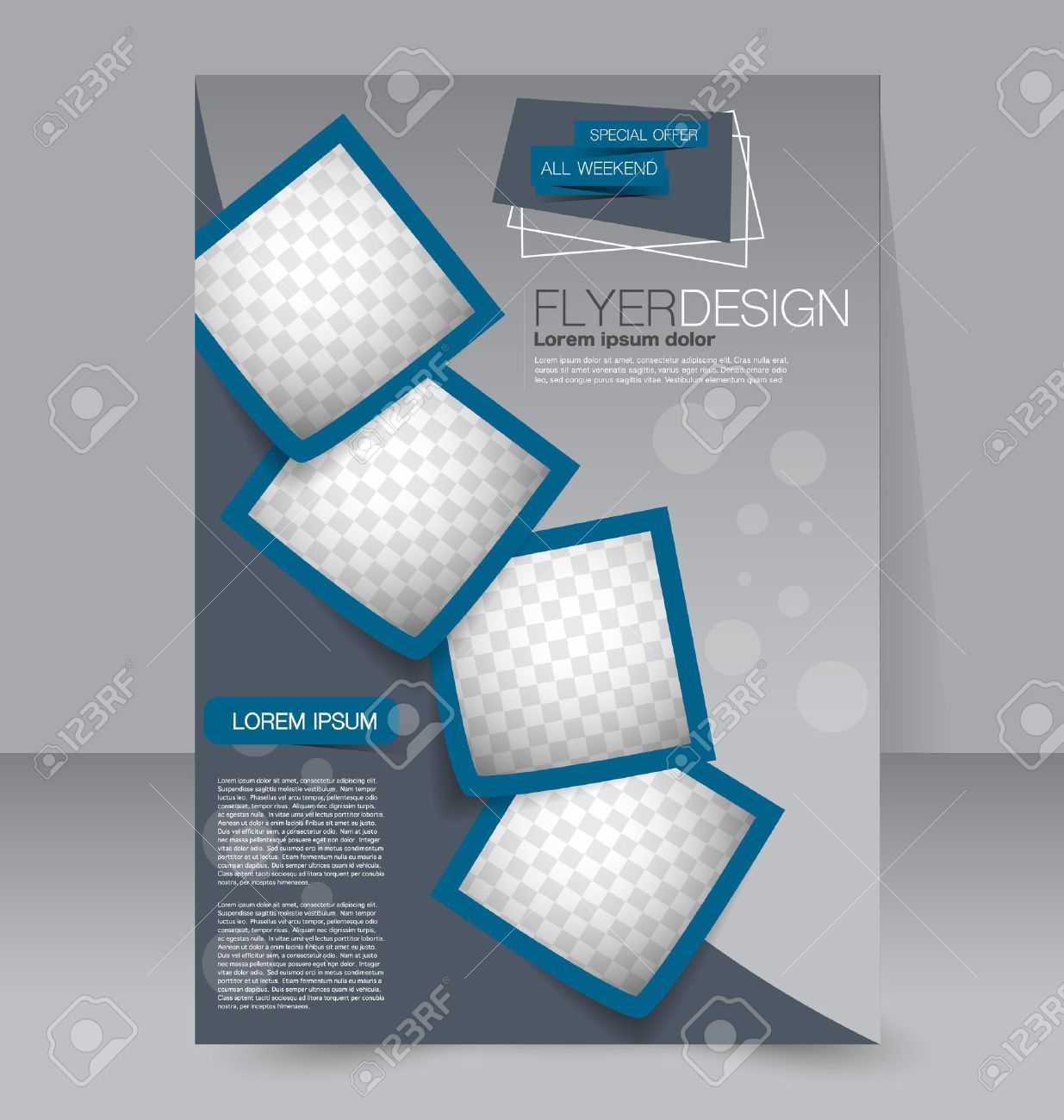 Brochure Design. Flyer Template. Editable A4 Poster For Business,.. Pertaining To Designs For Flyers Template
