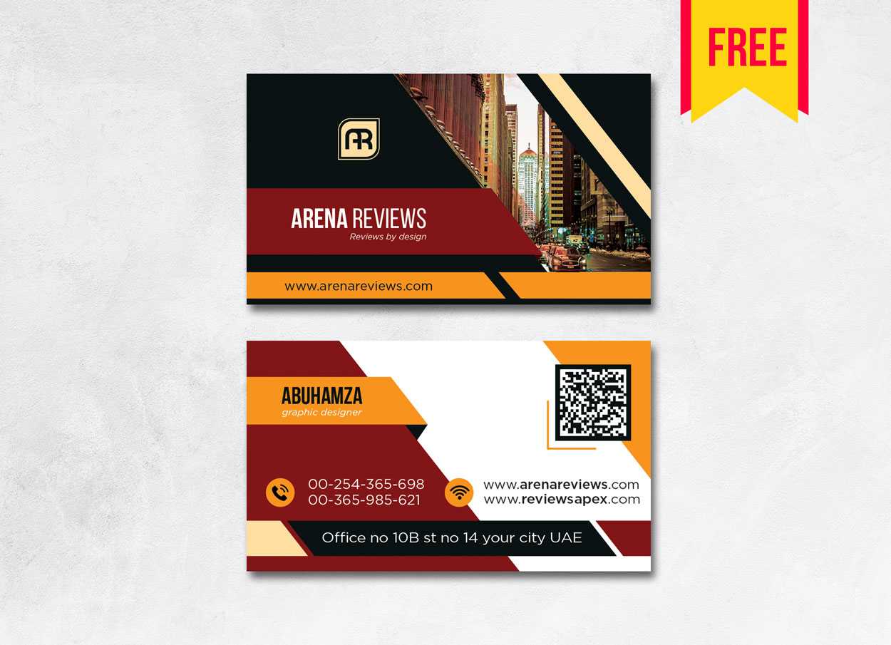 Building Business Card Design Psd - Free Download | Arenareviews For Download Visiting Card Templates