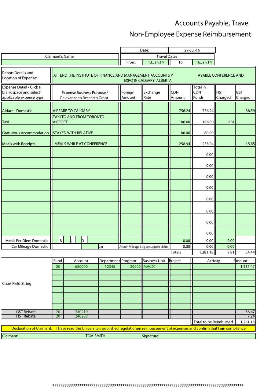 Business Expense Report Template Free – Tunu.redmini.co Intended For Expense Report Spreadsheet Template Excel