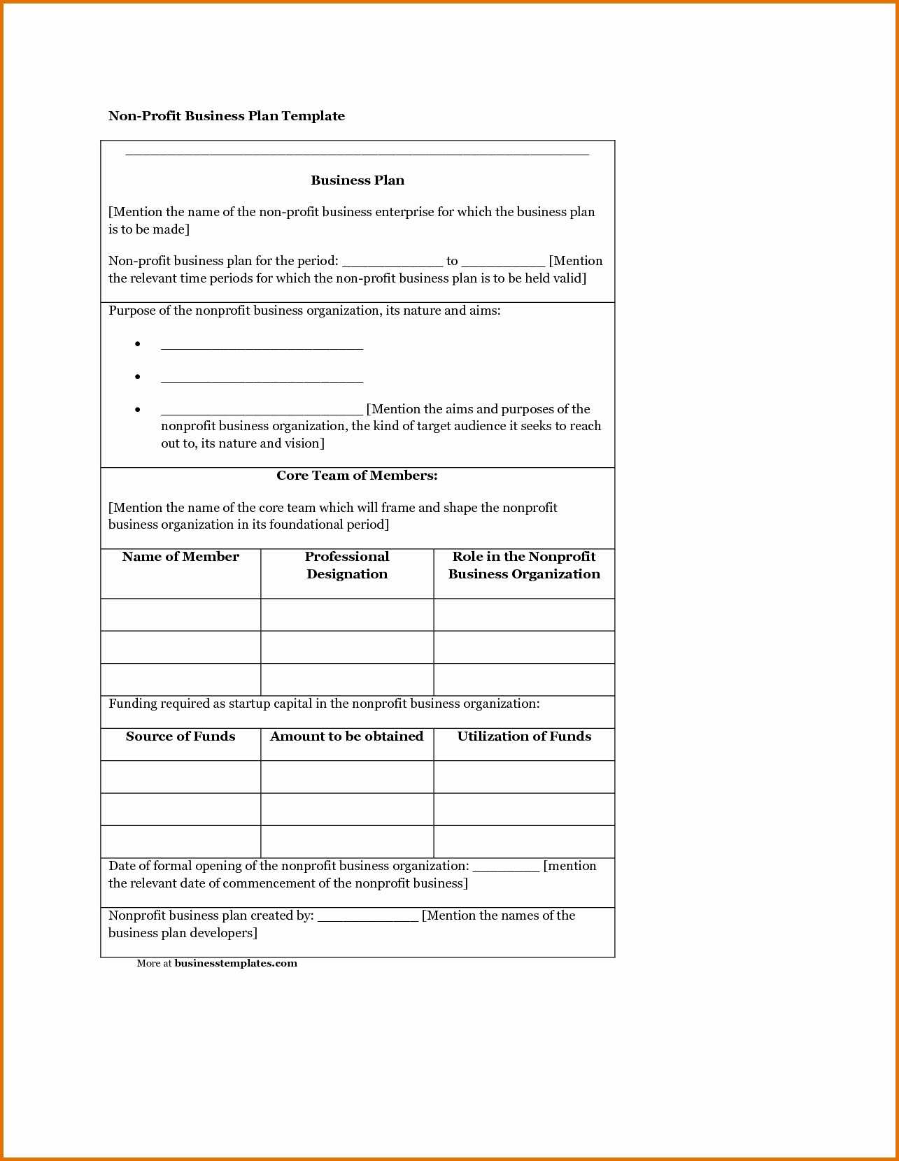 Business Plan Outline Pdf Format Download Sample Free For Free Poultry Business Plan Template