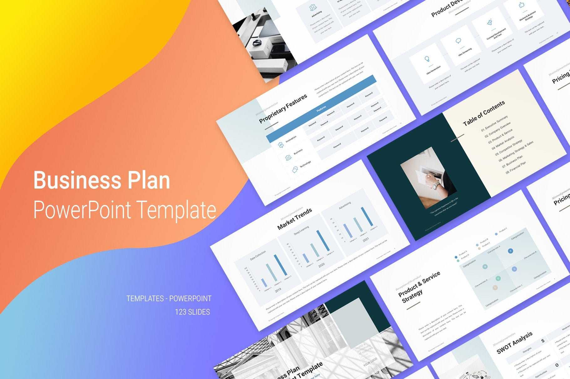 Business Plan Powerpoint Template Intended For Etsy Business Plan Template