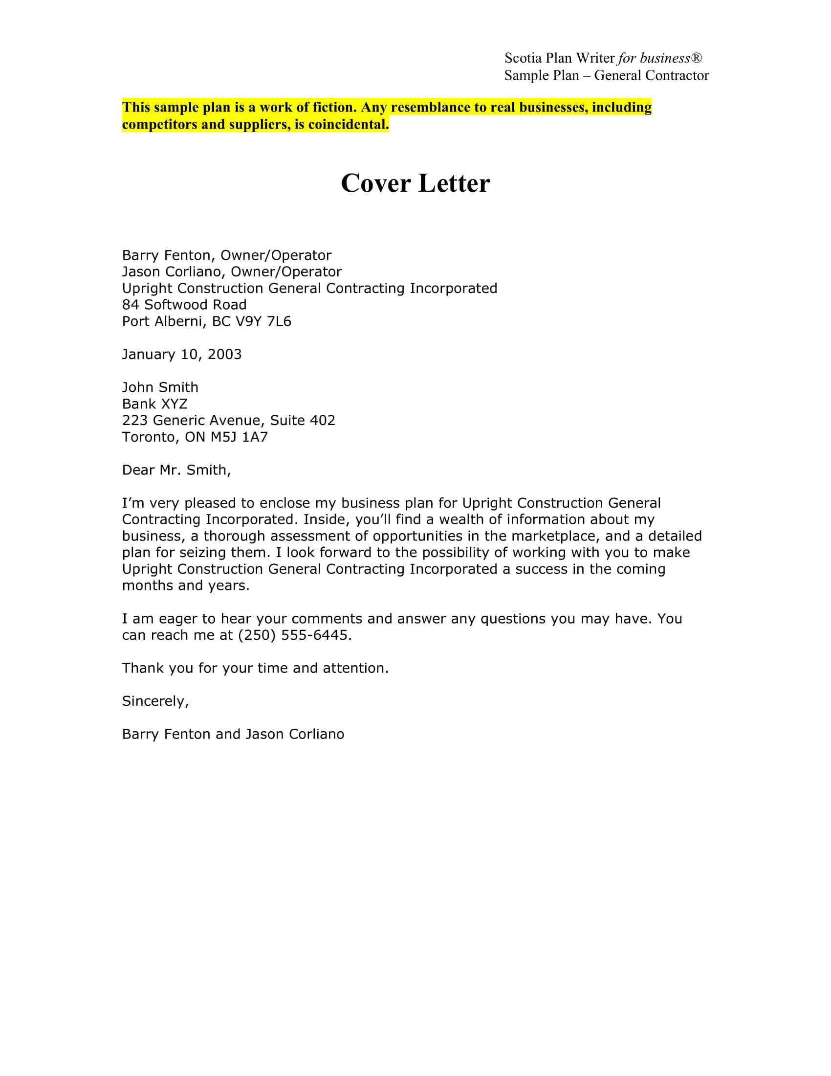 Business Proposal Cover Letter Examples – Pdf | Examples With Regard To Email Template For Business Proposal