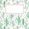 Cactus Binder Cover – Chicfetti Pertaining To Free Printable Binder Cover Templates