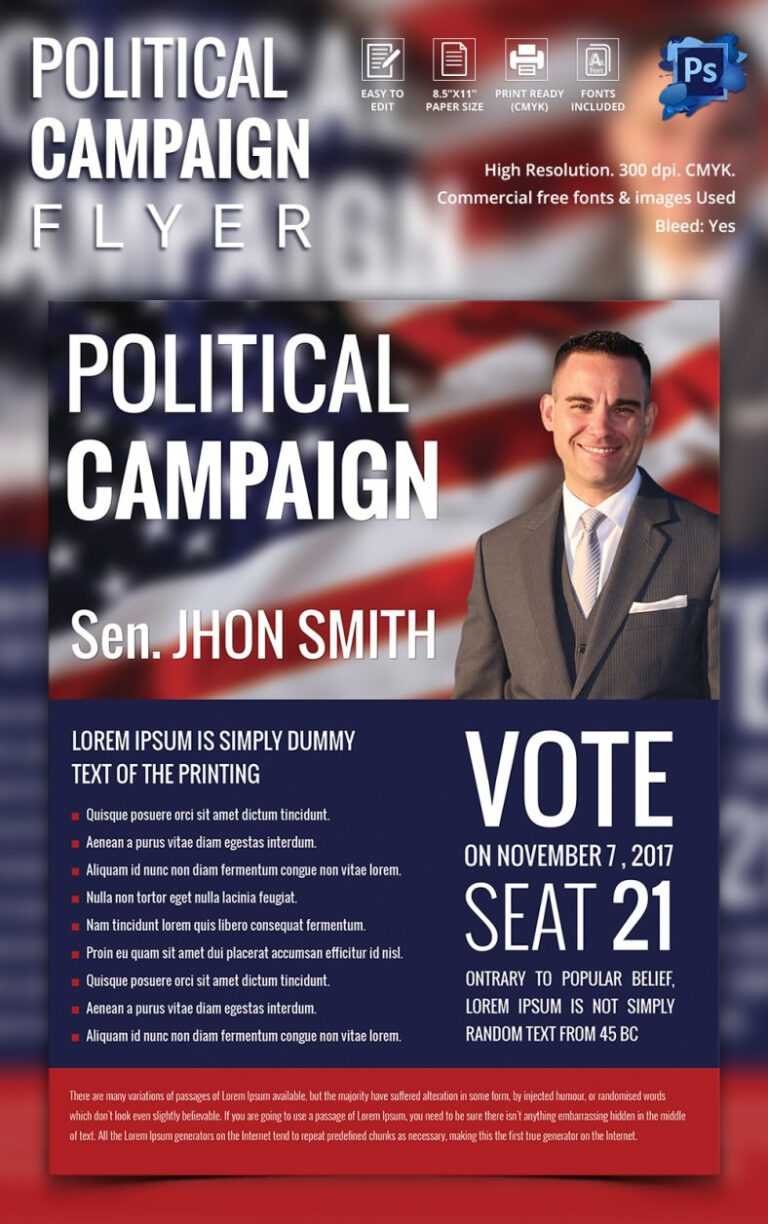 Campaign Flyer Colona.rsd7 In Free Political Flyer Templates Best