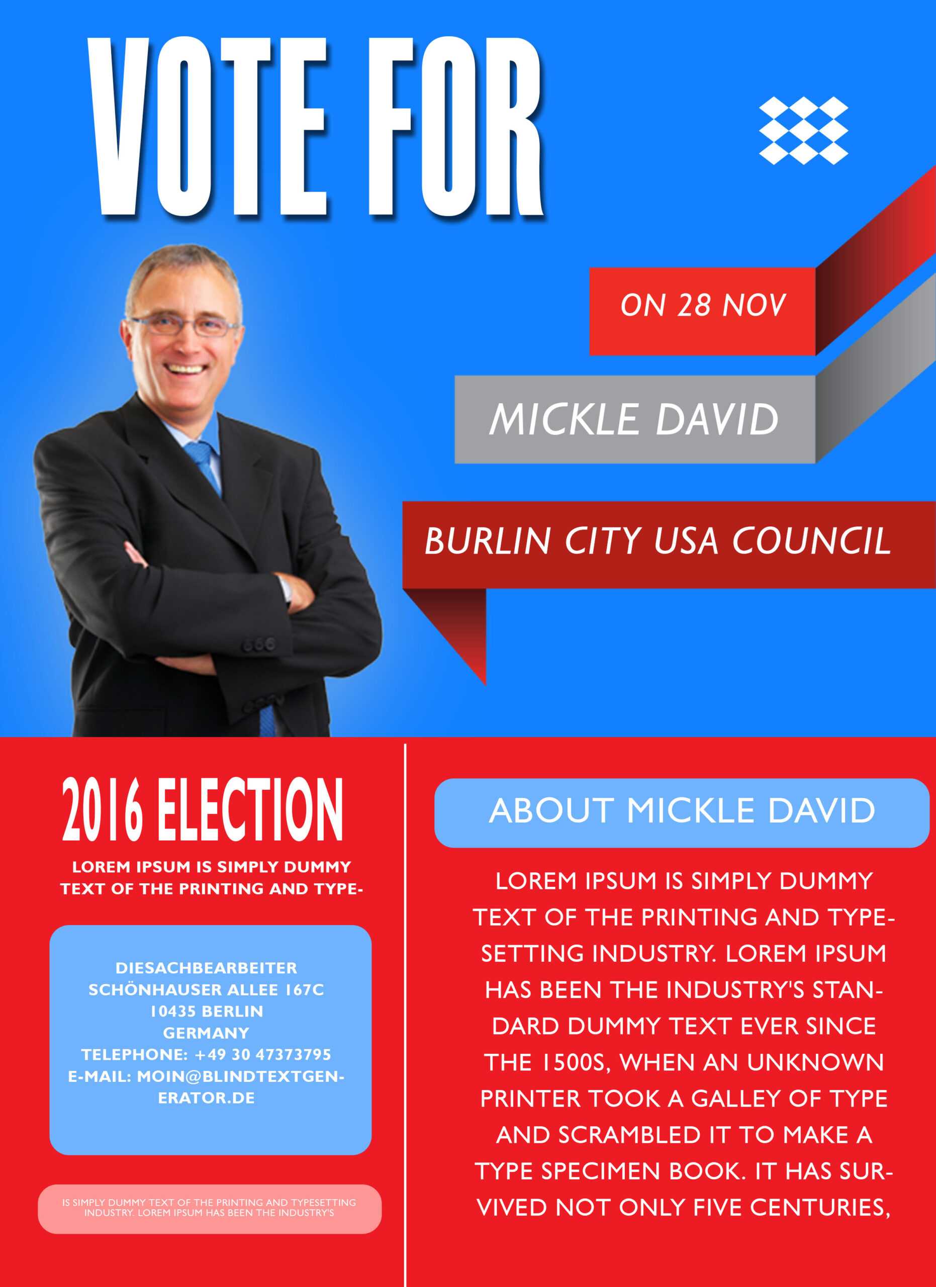 Campaign Flyer Templates – Tunu.redmini.co In Election Templates Flyers