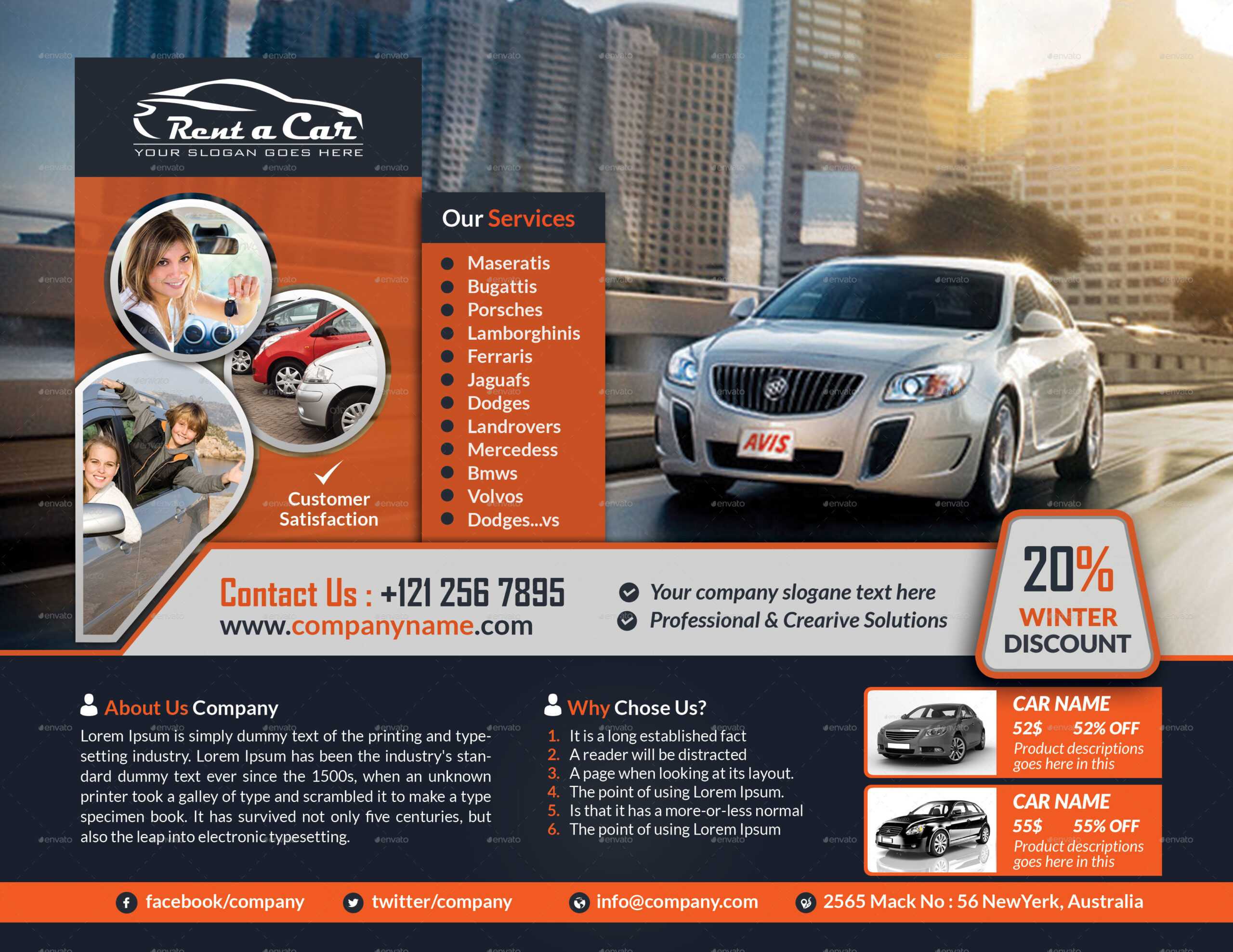 Car Flyer – Tunu.redmini.co Intended For For Rent Flyer Template Word