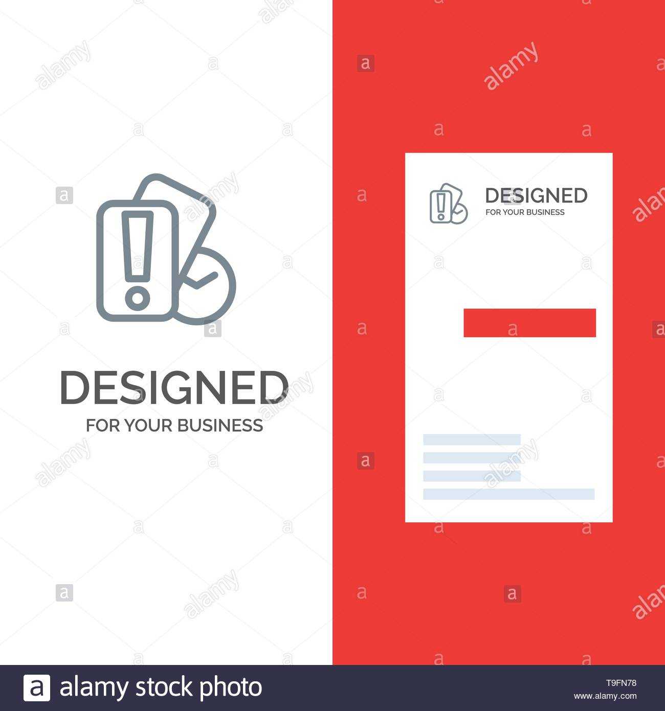 Card, Hand, Holding, Referee Grey Logo Design And Business For Football Referee Game Card Template