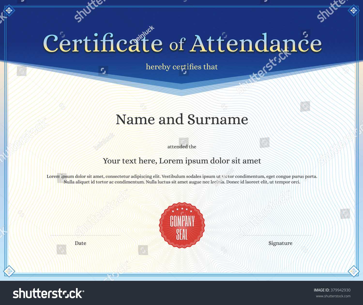 Certificate Completion Template Fresh Certificates Fice Regarding Conference Certificate Of Attendance Template