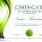 Certificate Of Appreciation Template Stock Vector Pertaining To Free Certificate Of Appreciation Template Downloads