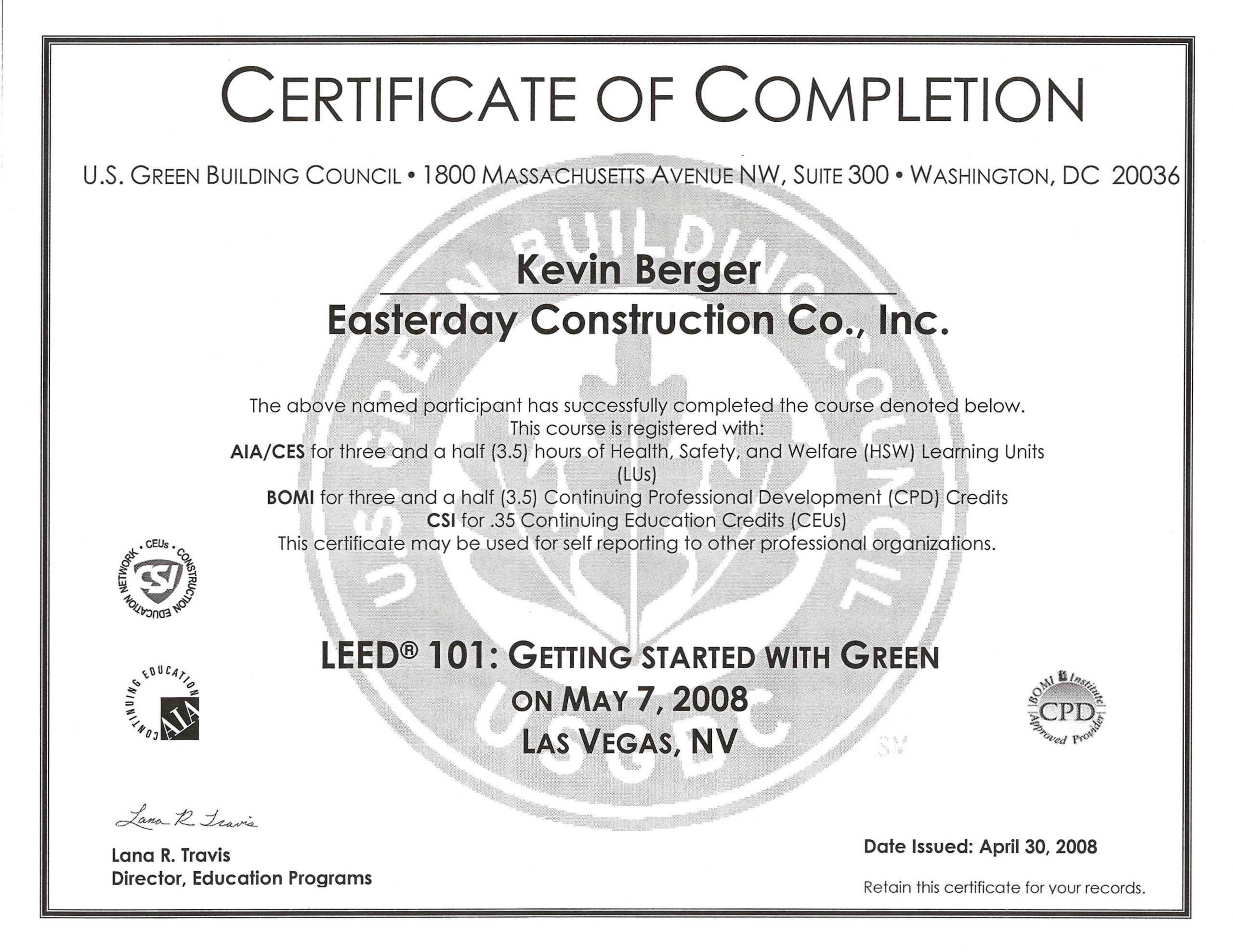 Certificate Of Completion Template Word Construction Ojt Throughout Construction Certificate Of Completion Template