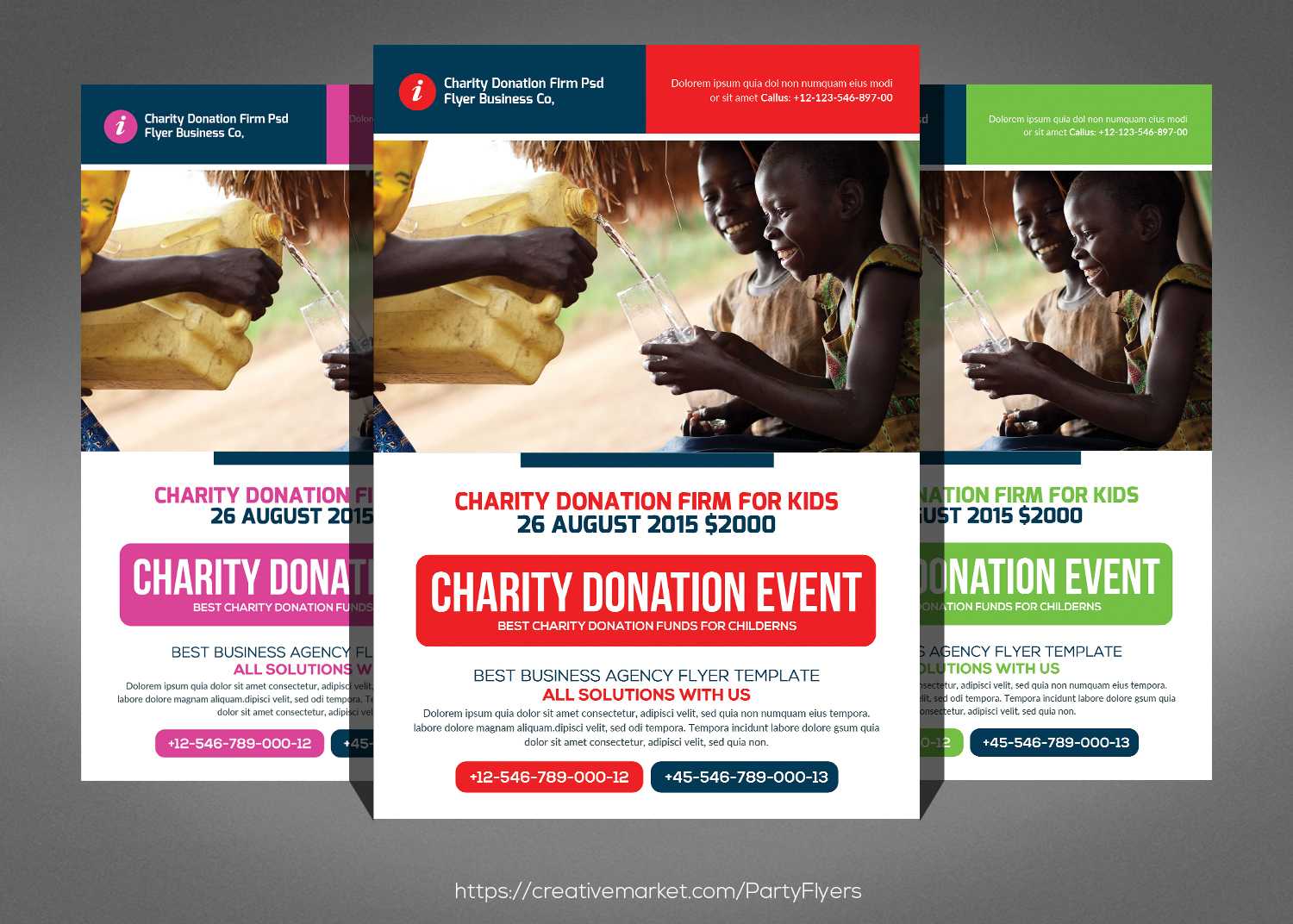 Charity Donation Flyer Inside Donation Flyer Template