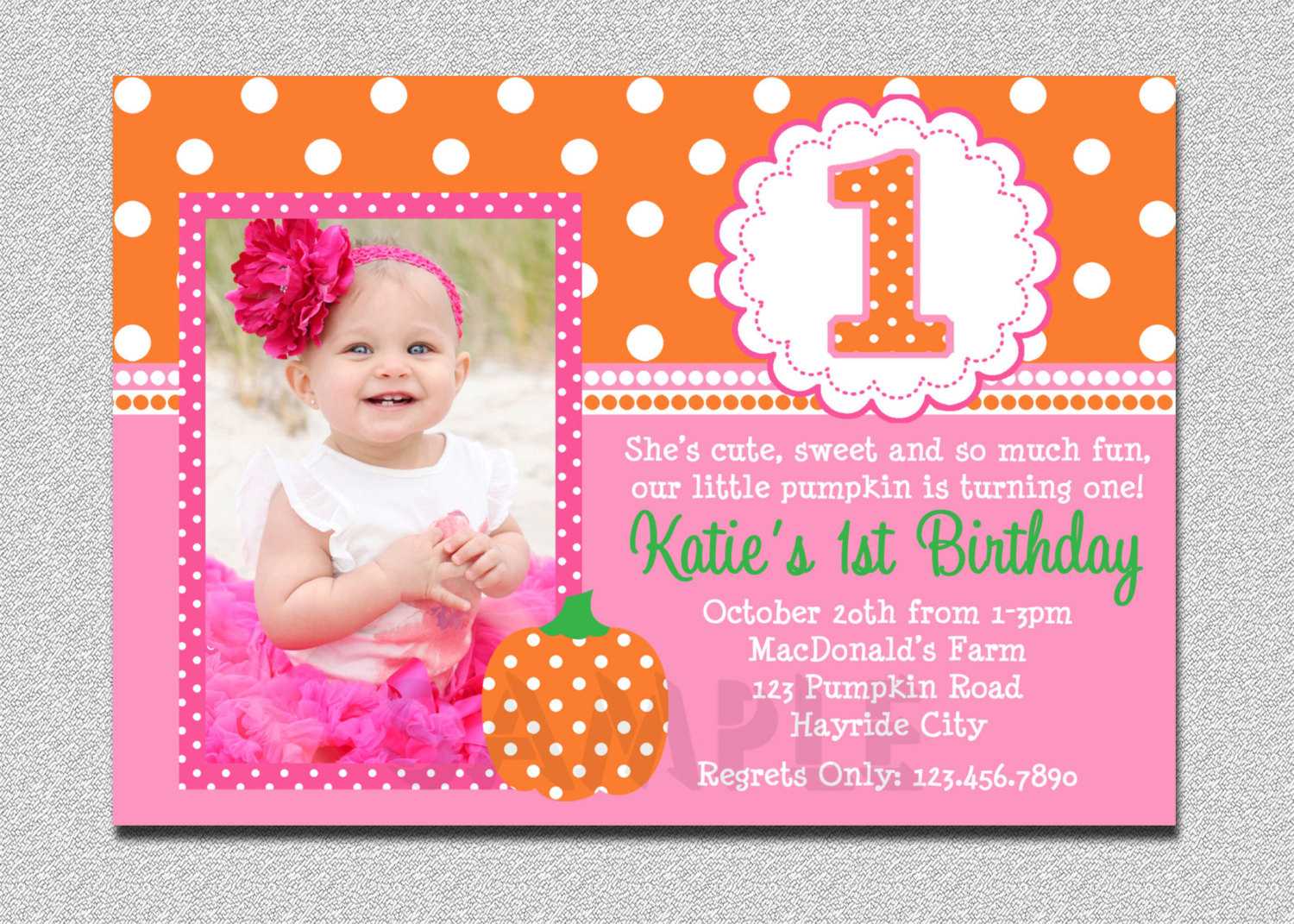 Cheap First Birthday Invitation Template – Bagvania Intended For First Birthday Invitation Card Template