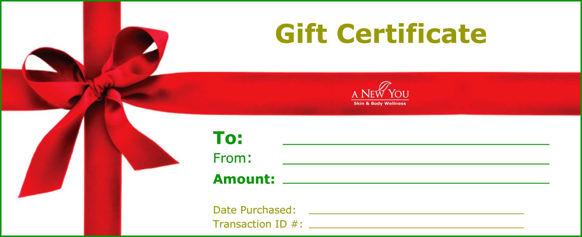 Christmas Gift Certificate Clipart Intended For Christmas Gift Certificate Template Free Download