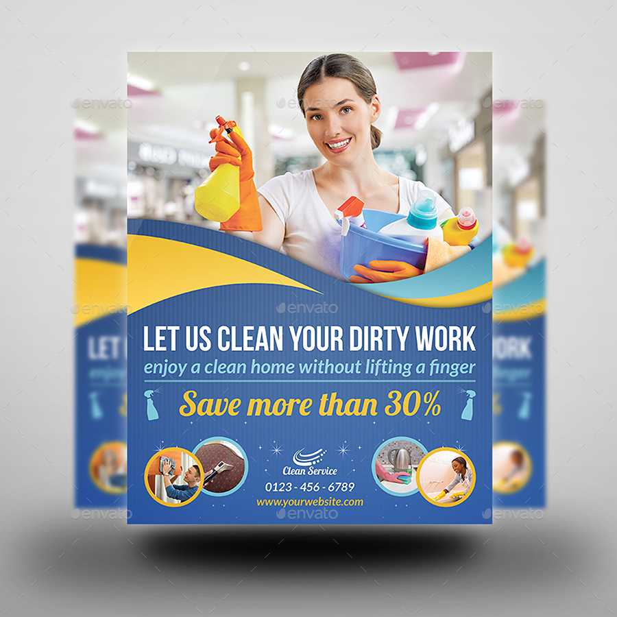 Cleaning Service Flyer Template Cleaning Services With Commercial Cleaning Flyer Templates